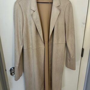 Premise Women's Leather Jacket - Cream